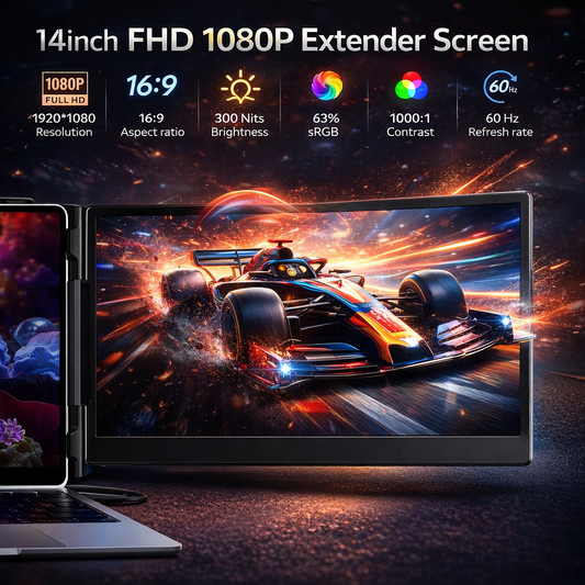 14" FHD Laptop Screen Extender - XA5