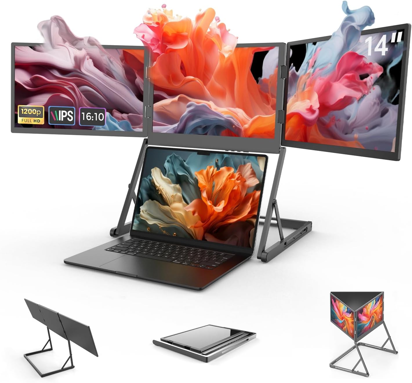 XQ1 15.6" Triple Laptop Screen Extender