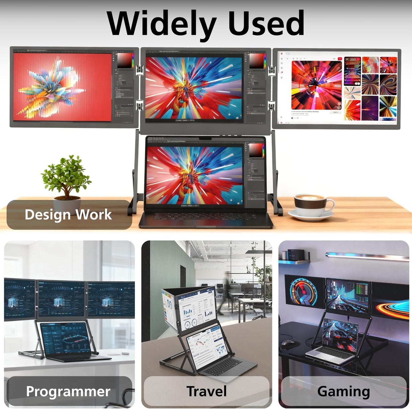 XQ1 15.6" Triple Laptop Screen Extender